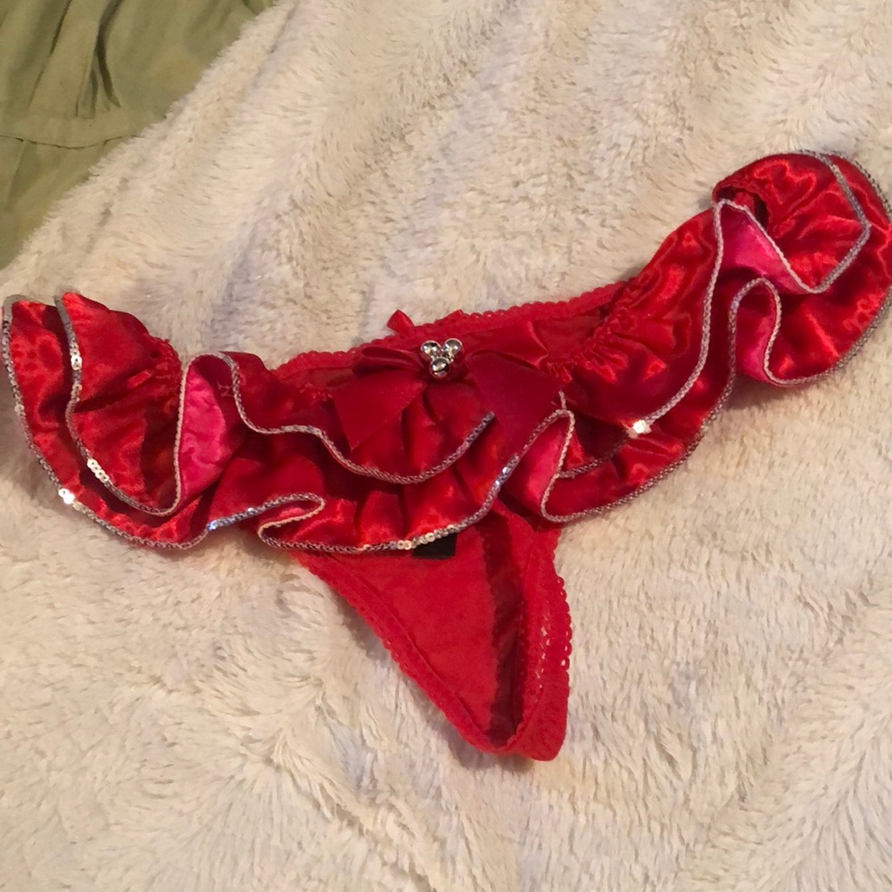 Jingle bell Christmas thong panties
